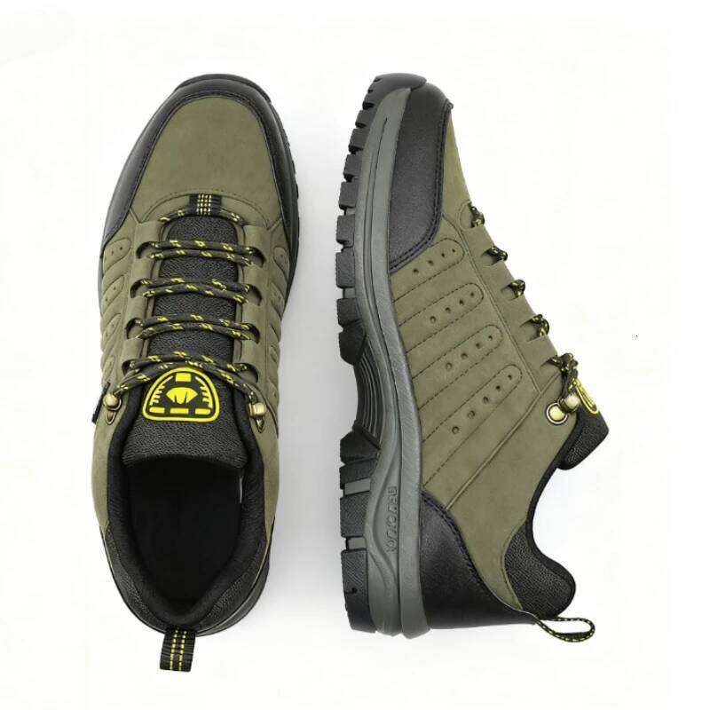 Hiking Outdoor Retro SuedeTactical Platform Men's Sneakers Spring Autumn New 2025 Anti Slip Mountaineering Camping Shoes