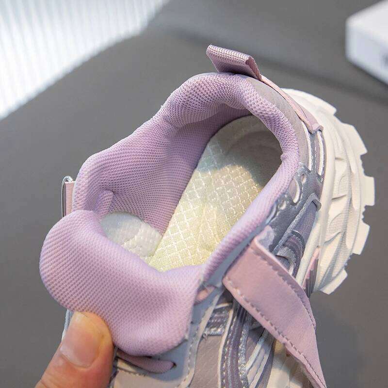 Spring Sport For Children Trend Fashion Teenager Kid's Sneakers Ergonomics Boy's Girl's Running Shoes Casual Footwear 26W0224