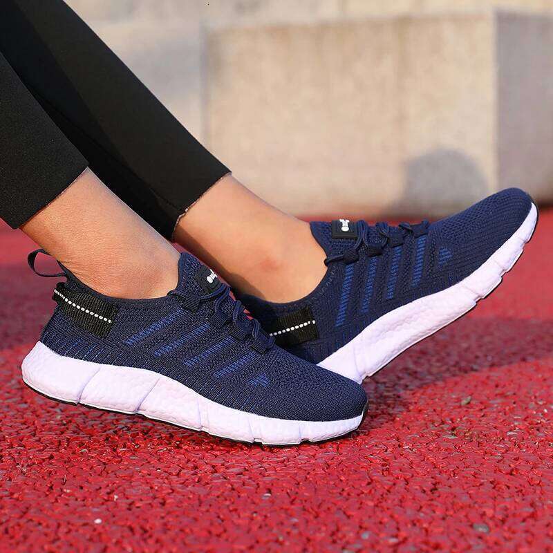 Running Women Sizes 36-46 Mesh Breathable Comfortable Summer Soft Soled Lightweight Versatile Tennis Training Shoes