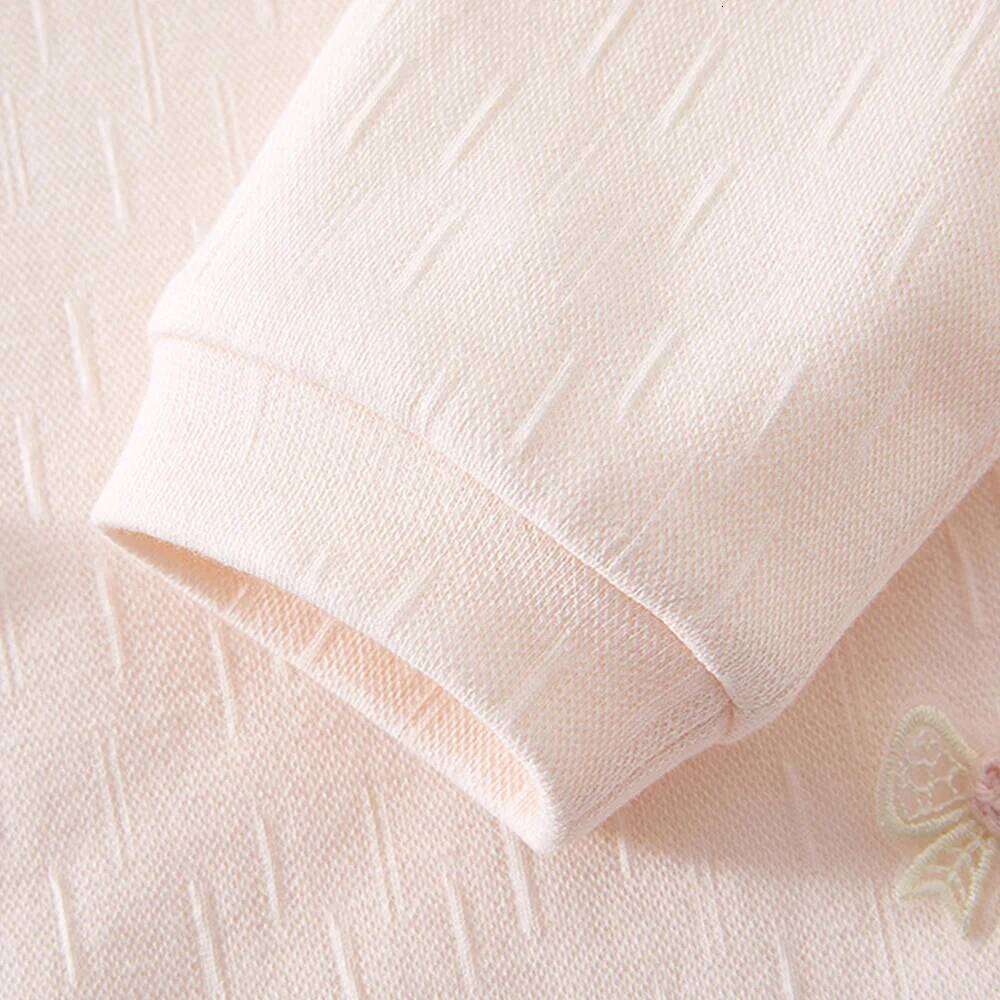 Boutique Girl Clothes Christmas Infant Romper Long Sleeve Ruffles Pink Flower Decoration Baby Jumpsuit 26H0224