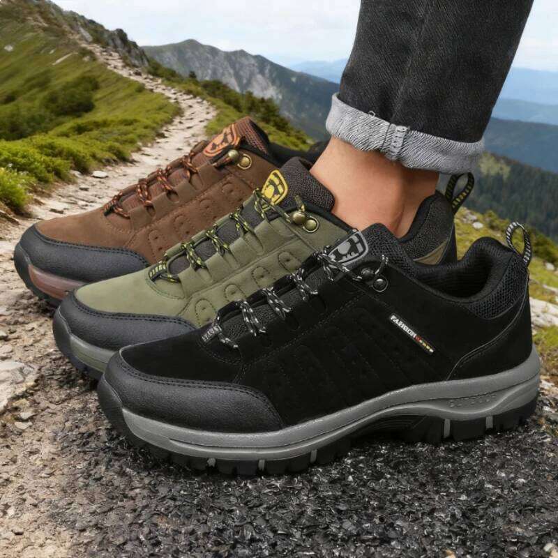 Outdoor Hiking for Men Classic Fashion High-quality Anti Slip Sneakers Comfort Breath Travel Footwear Autumn Men's Shoes