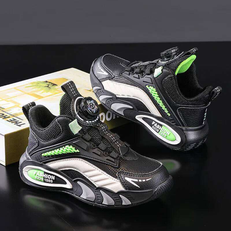 New Children Girls Boys Fashion Sneakers Comfortable Kids Sports Shoes Breathable Casual Leather Outdoor Shoe for Boy 26W0224