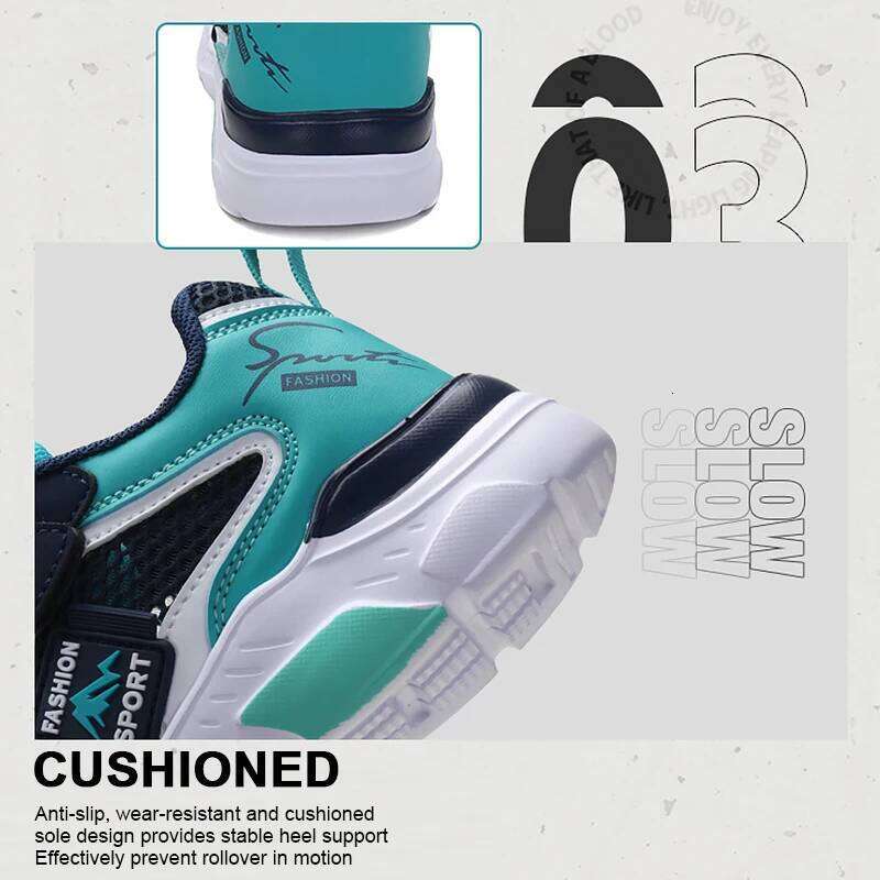 Single Net Children's Boys Sneakers Summer Breathable Non-slip Surface Girls Casual Tennis Sports Running Outdoor Shoes 26W0224