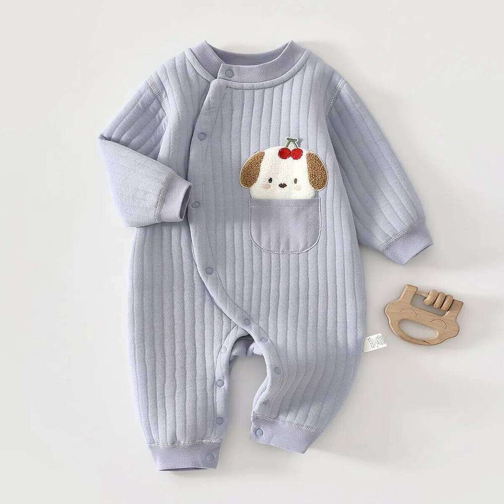 0-18 Month Baby Boy Warm Comfortable Bodysuit Infant Girl Jumpsuit Newborns Spring Autumn Soft Pure Cotton Cute Overalls 26H0224