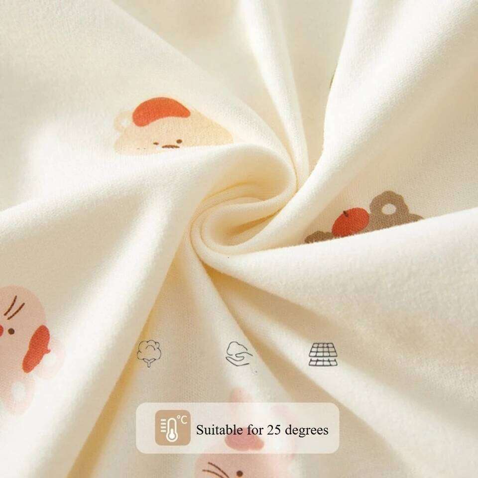 AYNIGIRLL 0-18M Baby Boneless Newborn Romper Boys and Girls Bodysuit Single Breasted Jumpsuit 26H0224