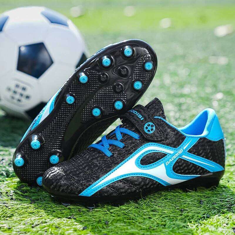 Kids Indoor Professional Boys Football Field Boots TF/AG Society Cleats Soccer Shoes Sneakers Fast Match 26W0224