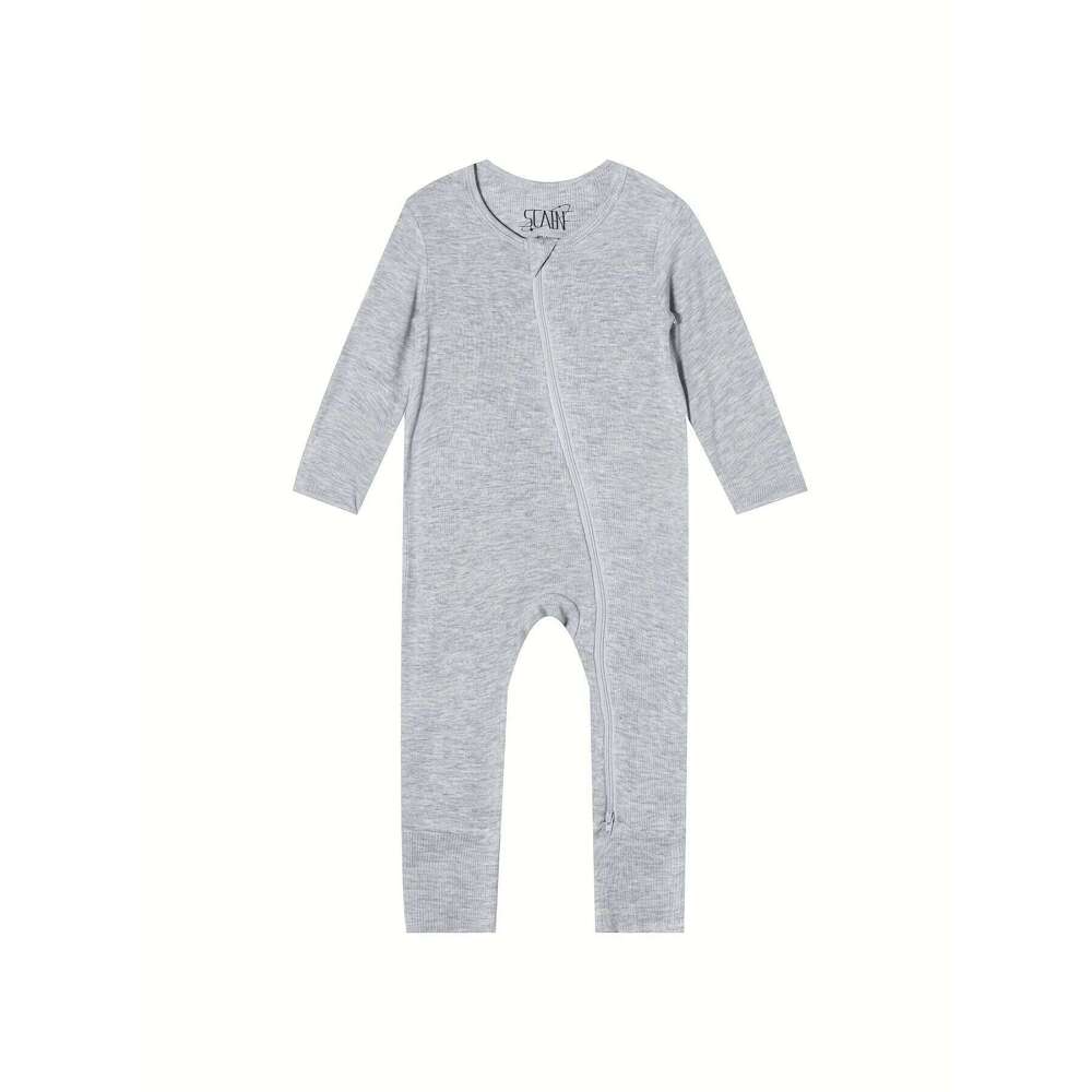 Ultra-soft bamboo fibre baby romper suit Zip fastening For indoor and outdoor wear Baby clothing 26H0224