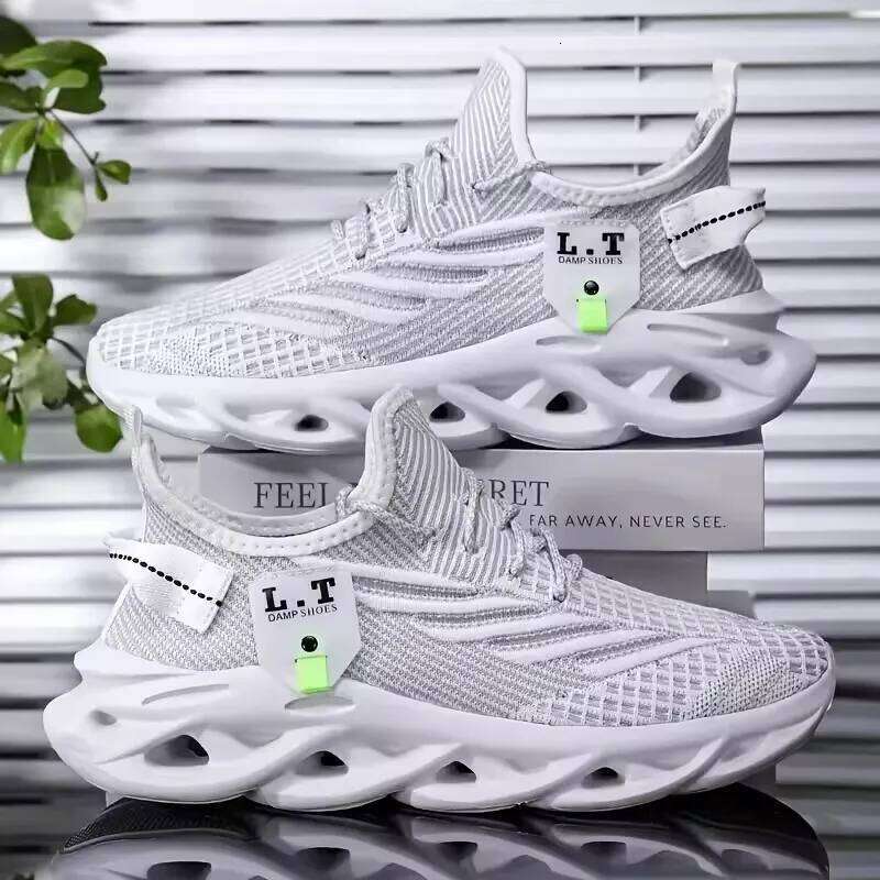 Classic Style Sports Soft High-quality Knitted Upper Breathable Basketball Lightweight Men's Walking Shoes