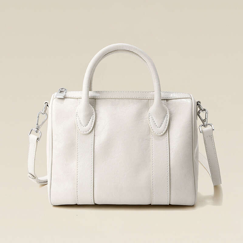 Luxury Shoulder Bags Pillow Made Of Vegetable Tanned Cowhide Genuine Leather Women S With Niche Design Large Capacity Vintage Boston Crossbody Shoulde