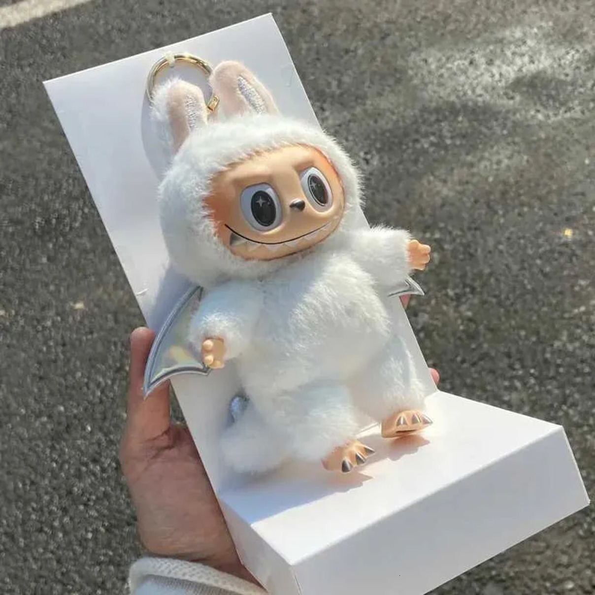 Mistery Box Labubu The Monsters Angel In Clouds Series Vinyl Base Doll Pendant Replica Board Cute zimomo box Birthday Gift Plush Blind