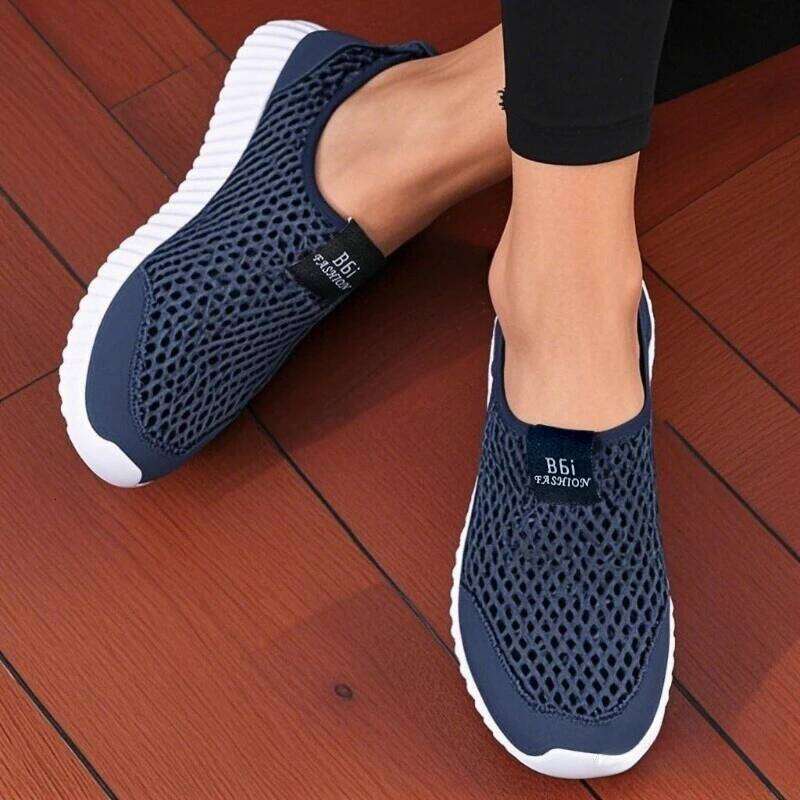 Women Slip on Easy for Lazy People To Wear Mesh Lightweight Fashionable Walking Available New One Foot Hiking Shoes