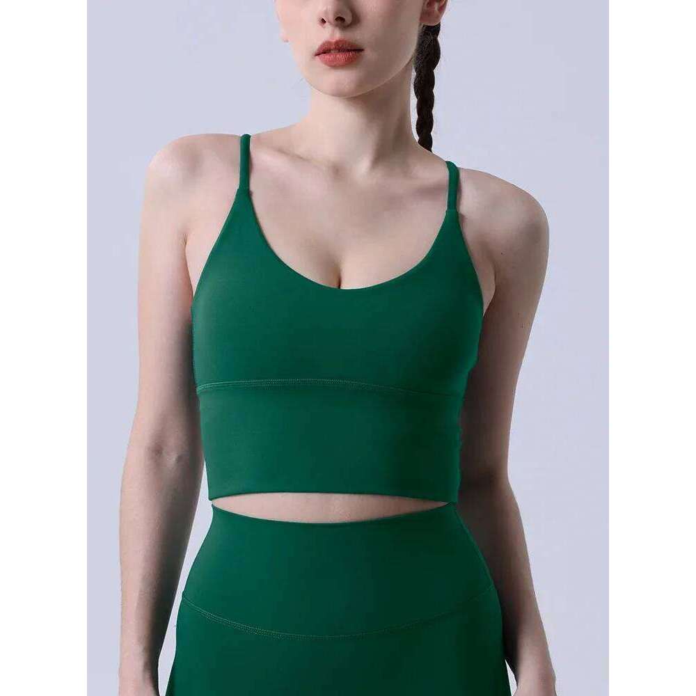 Fashion Women's Sexy Crisscross Sports Tank Top High Elasticity Breathable Running Outdoor Cycling Fitness Sport Yoga Vest 26Y0223