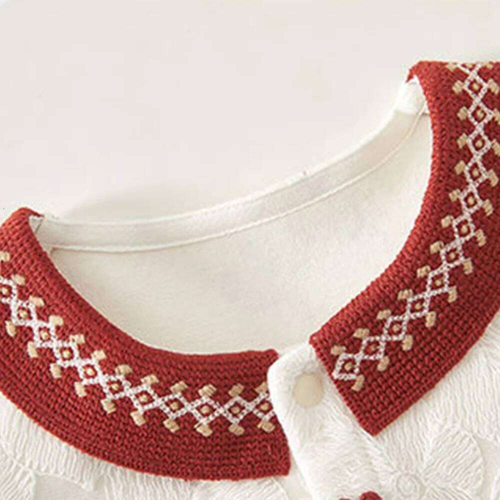 Thanksgiving Clothes Cotton Floral Spring Autumn Infant Girl Rompers Long Sleeve Christmas Baby Jumpsuits 26H0224