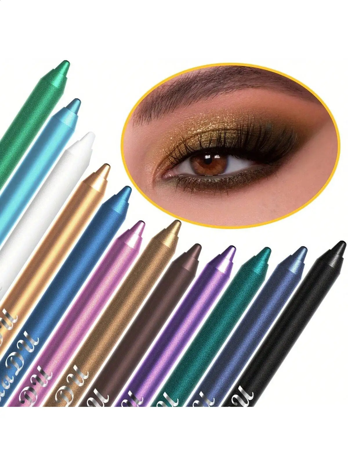 Waterproof Eyeliner Pencil Set A Combination of Multiple Colors Creates The Perfect eye Makeup Shimmering Multi-Color Eyeshadow 260203