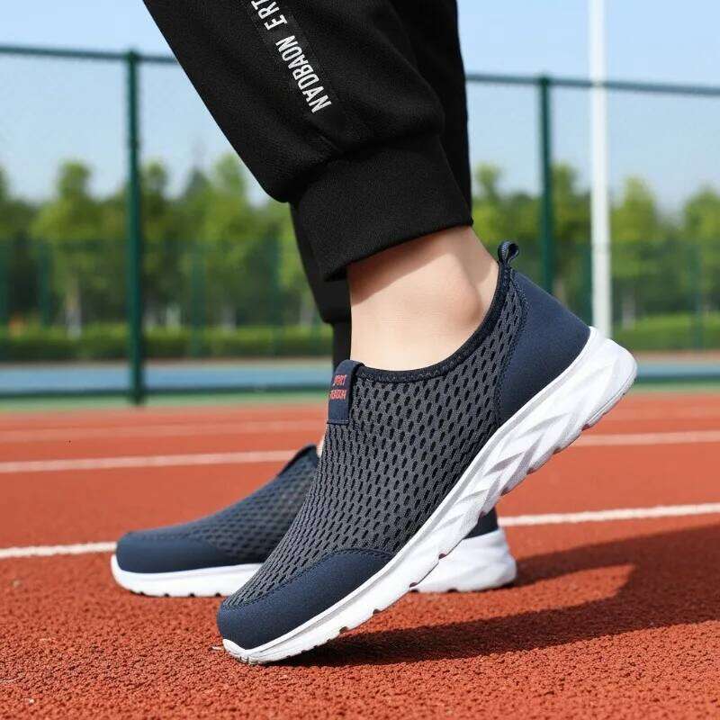 MAEDEF Men's Sneakers Mesh Breathable Tennis Sports Men Casual Flats Loafers Walking Lightweight Mens Running Shoes