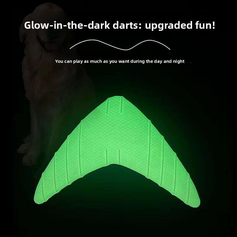 New Dog Luminous Pet Toy Outdoor Sports Interactive Soft Dart EVA Material