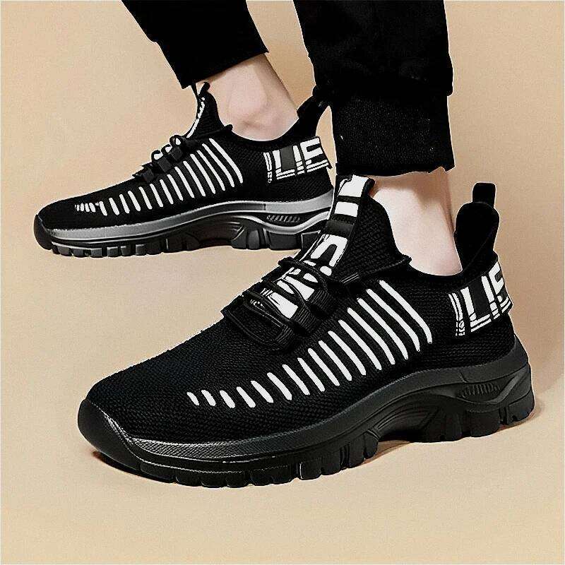Men's Summer Breathable Mesh Trend Running Training Witnesses Comfort Sports Shoes Anti Slip Sneakers