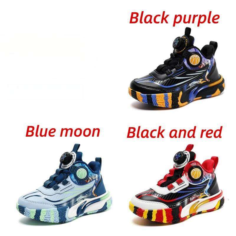 Boy's basketball shoes 2026 New Waterproof anti-slip Lightweight Outdoors Fashion Training Versatile kids sneakers 26W0224