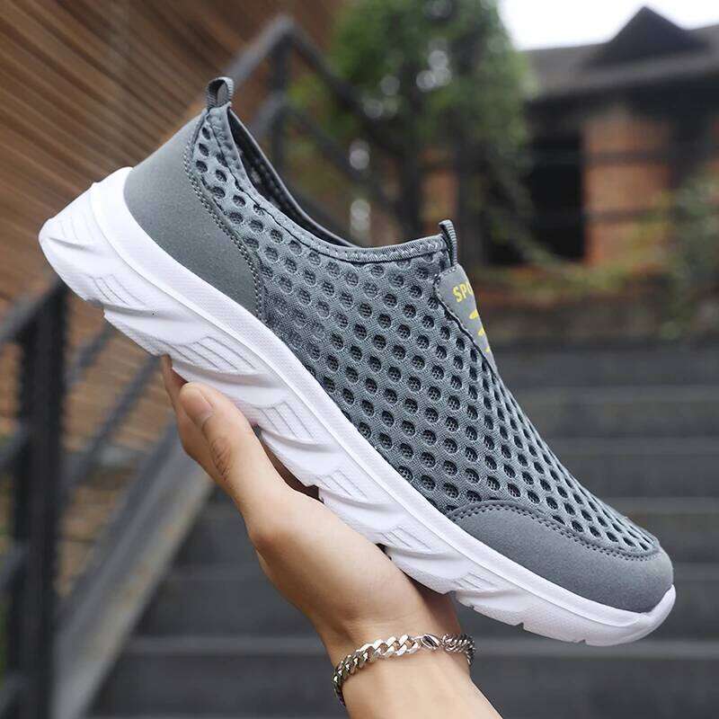 2024 Soft Sport Shoes Breathable Fashion Mesh Running Shoe Comfortable Man High Quality Outdoor Lightweight Sneakers for Men