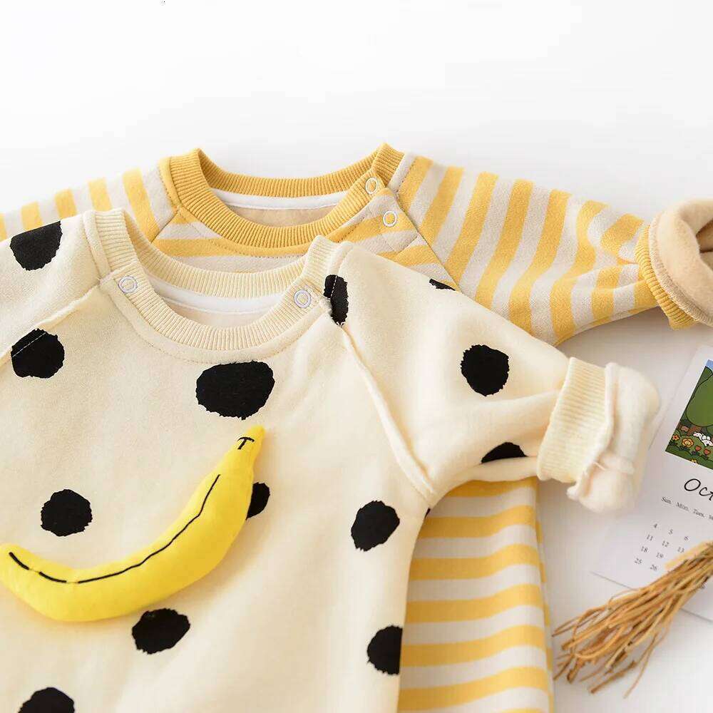 MILANCEL Rompers Girls Clothes Banana Baby Jumpsuit Infant Girl Clothing 26Y0224