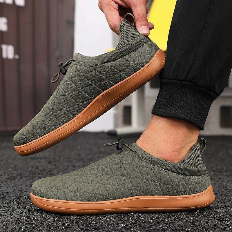 Men's Toe Box Shoes Minimalist Breatha Barefoot Casual Versatile Soft Sole Wide Last Shoe Lightweight Walking Sneakers
