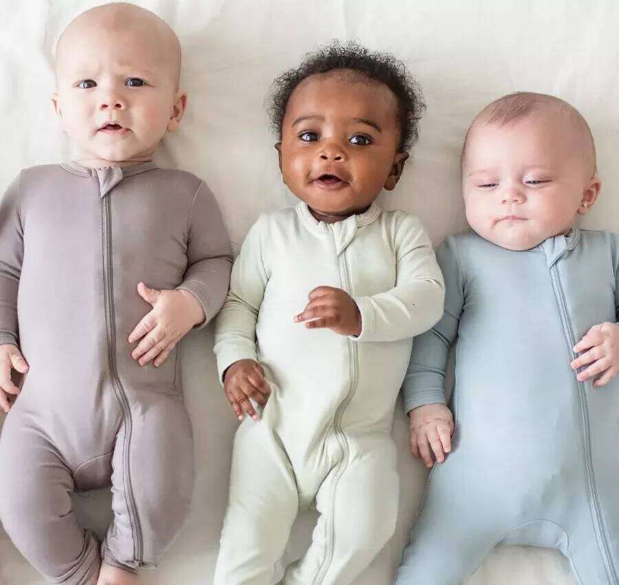 2026 Bamboo Fiber Baby Romper Clothes Long-sleeved Breathable Toddler Onesie Soild Color Infant Casual Jumpsuit Neworn Bodysuit 26Y0224