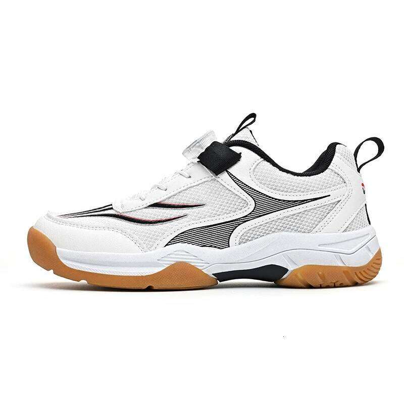 Children's badminton shoes 2026 High quality New Anti-slip wear-resistant Rotating buckle Professionalism Table tennis sneakers 26W0224