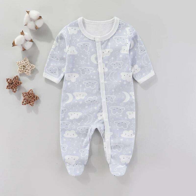 Newborn New Autumn Winter Baby Bodysuit Summer Girl Romper Soft Boys Jumpsuit Children's Clothes 0 to 9 Months 26Y0224
