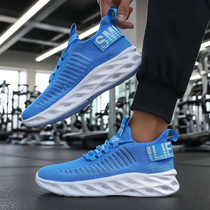 Summer Breathable Men's Shoes Lightweight Mesh Casual Lace-Up Male Tennis Shoe New Arrival Fashionable Sneakers Men