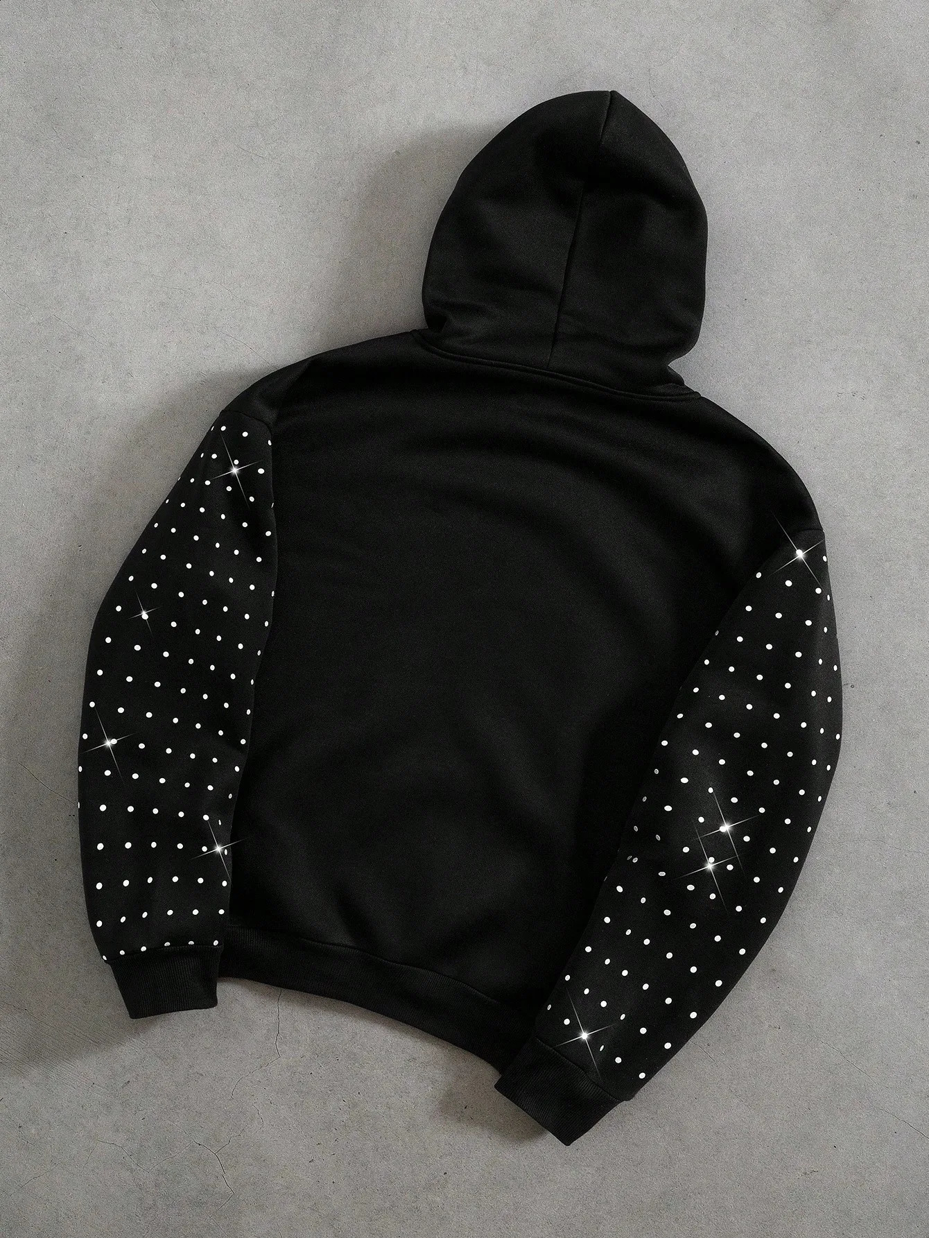 Unisex 2026 Winter Oversized Hoodie Star Embroidery Print Warm Cozy Casual Pullover For Men And Women Fashion 260124