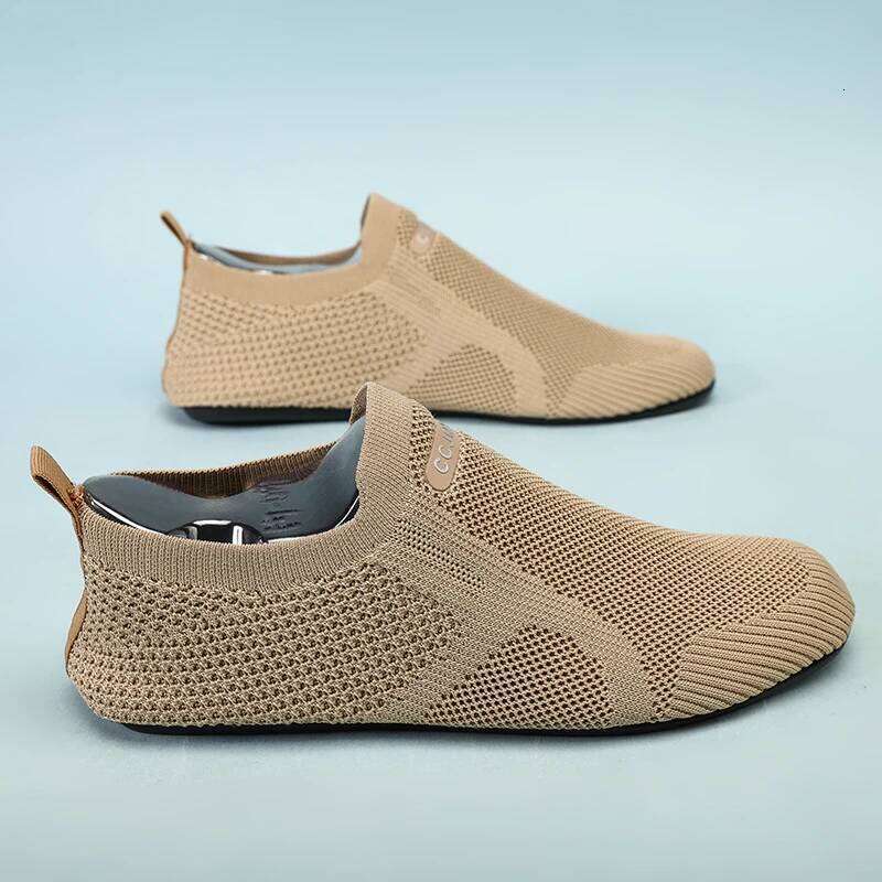 MAEDEF Men's Fashion Mesh High Quality Flats Walking Breathable Outdoor Non Slip Casual Loafers Summer Classics Mens Shoes