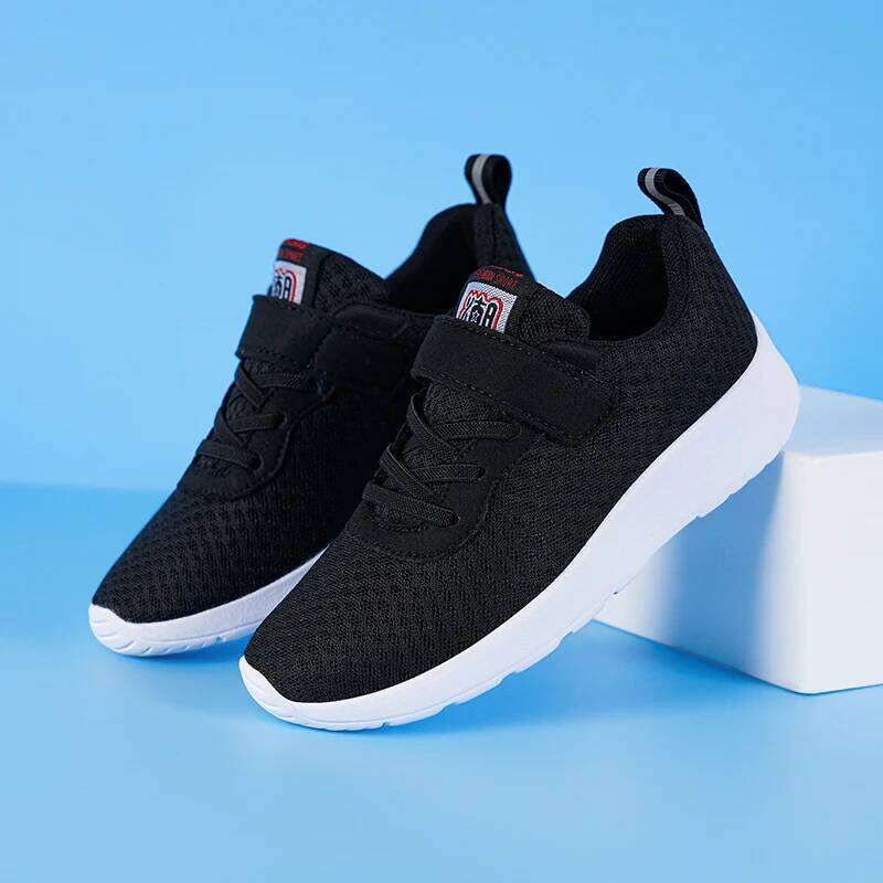 Children's sports boys' running, walking, lightweight casual shoes, middle-aged and young children's seasonal mesh shoes 26W0224