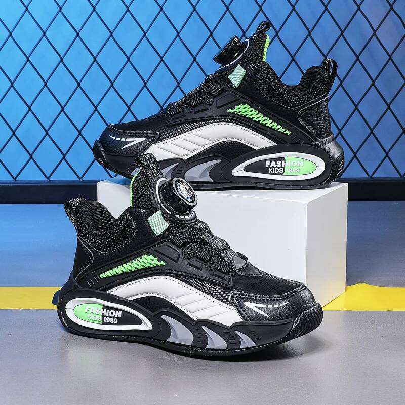 New Children Girls Boys Fashion Sneakers Comfortable Kids Sports Shoes Breathable Casual Leather Outdoor Shoe for Boy 26W0224