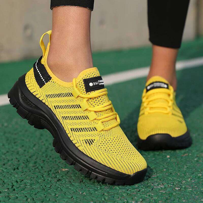 Women's Casual Running Breathable Mesh Outdoor Tennis Gym Training Lightweight Comfortable Sports Walking Shoes