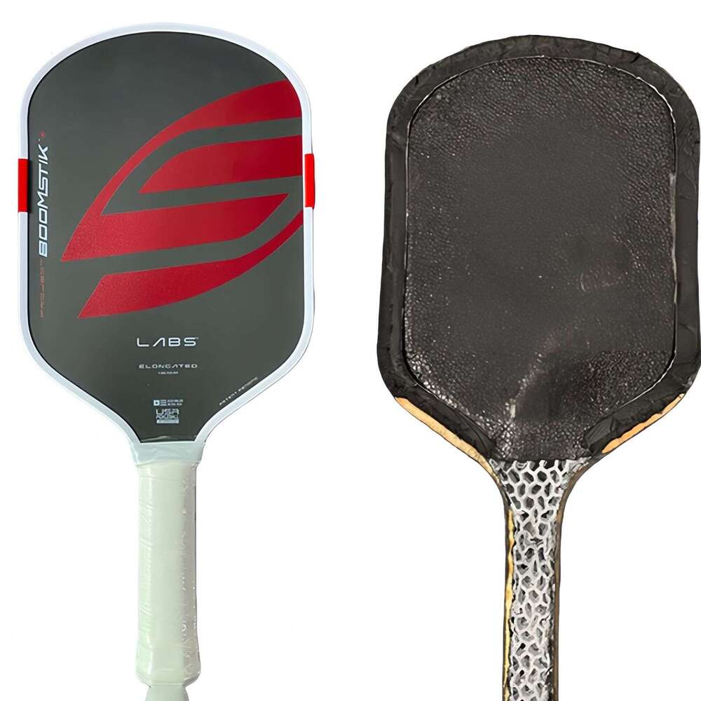 2026 Model Boomstik 5Th Generation Integrated Hot-Pressed Pickleball Racket With External Metal Weights, Carbon Fiber T700
