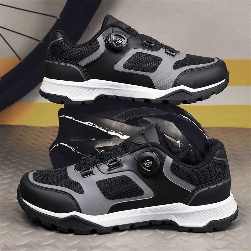 Comfortable Casual Four Season Road Mountain Bike Unisex Anti Slip Fashion Commuting Outdoor Off-Road Riding Shoes SPLELED