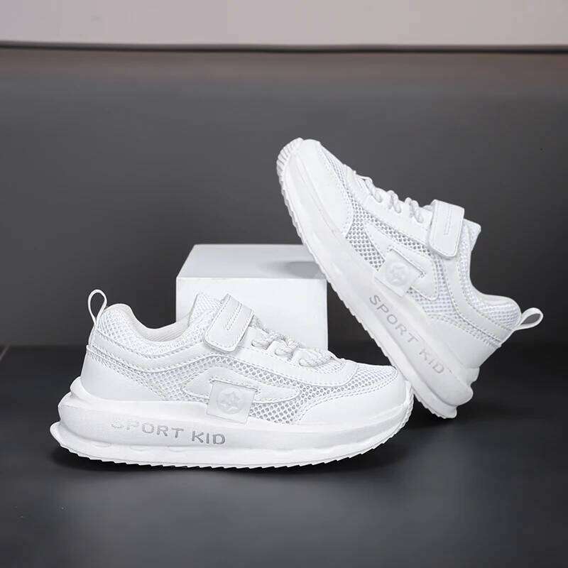New Kids Sneakers Summer Breathable Light Student Training Fashion Child Walking Casual Boys Girls Running Shoes 26W0224