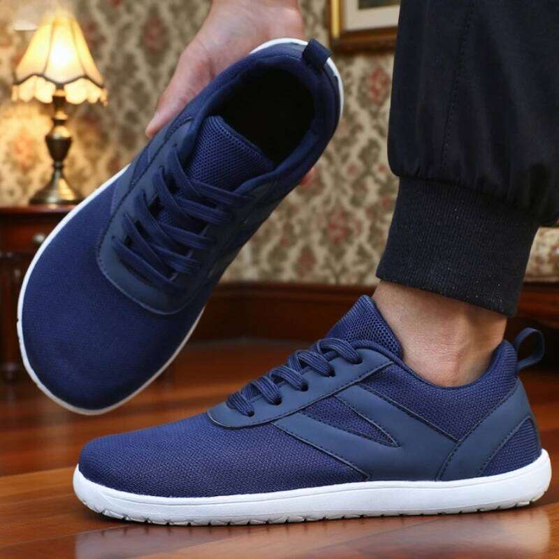 Minimalist Wide Toe Men's ComfortableTrail Anti Slip Walking Sneakers 2025 New Fast Drying Outdoor Off-road Running Shoes