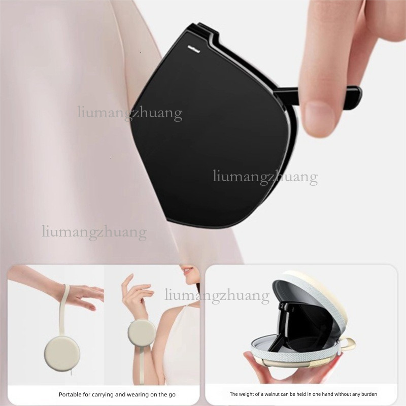 2026 Designer Luxury Foldable Women's Sunglasses Trendy Luxury High End Face Show Small UV Resistant Large Frame Sunglasses Polarized Sports Bike