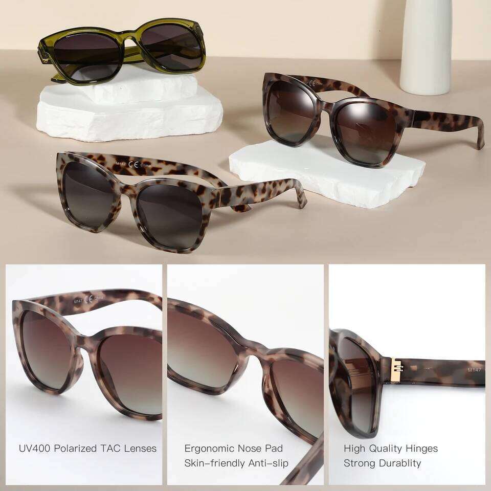 ZENOTTIC Fashion ade Cat Eye Sun Glasses 26W0224