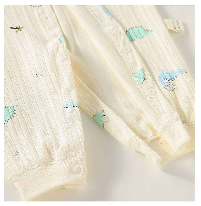 2026 Newborn Baby Romper Spring Autumn 0-24M Girl Boy Cotton Onesie Infant Print Soft Breathable Sleepwear Kids Clothing 26H0224