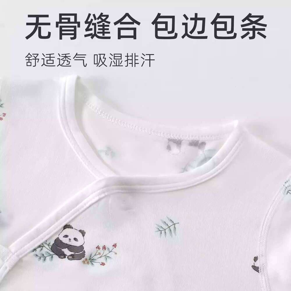 Newborn Summer Modal No-Bone Rompers Breathable Crawling Suit Infant Bodysuit Comfortable Soft Fabric Baby Clothes 26H0224