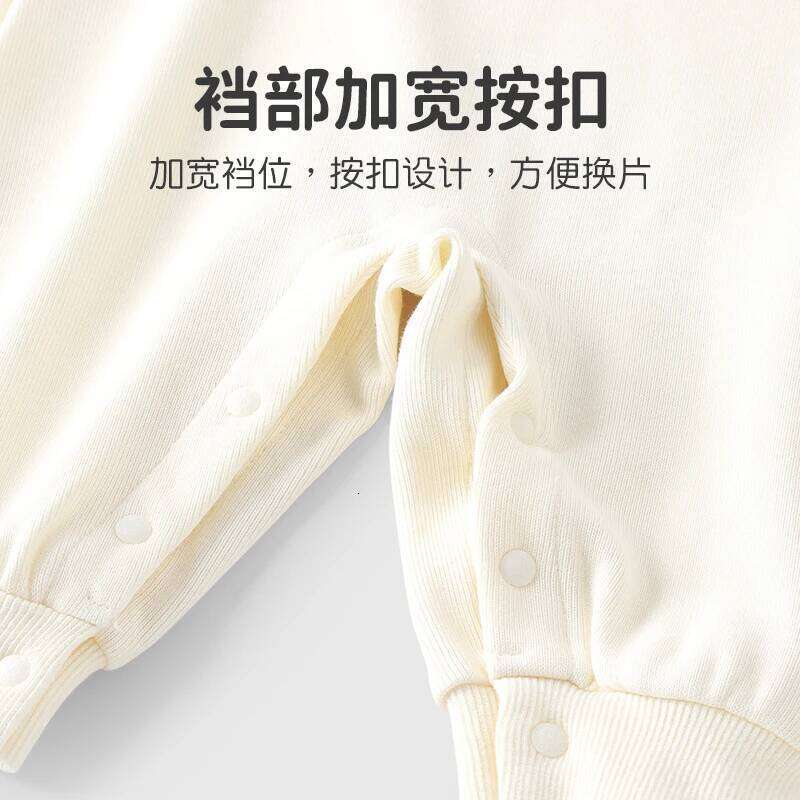 YouqiChinese Baby Clothes Autumn Style Long-Sleeve Romper Fake Two-Piece Suspender Jumpsuit Outdoor Wear Crawling Suit 26Y0224