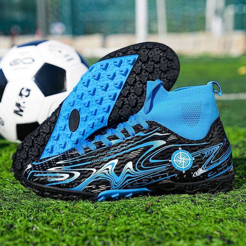 MAEDEF New High Quality Comfortable Soft Soccer Shoes Men's Training Indoor Outdoor Breathable Anti-slip Man Sneakers Size 35-46