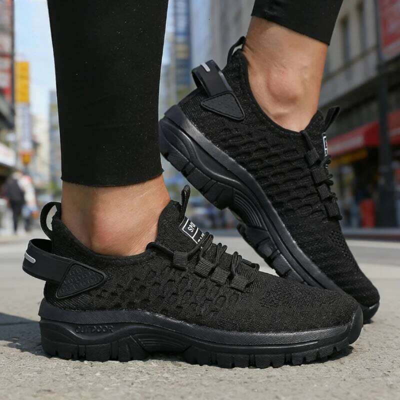 Women's Sneakers Lace Up Womens Vulcanized Comfort Plus Size Casual Lightweight Breathable Mesh Knit Jogging Shoes