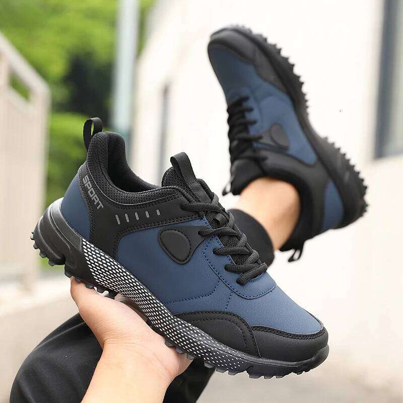 2025 Upgraded Men's Athletic Stylish Black Design Running Shoe High Performance Traction Outdoor Adventures Sports Sneakers