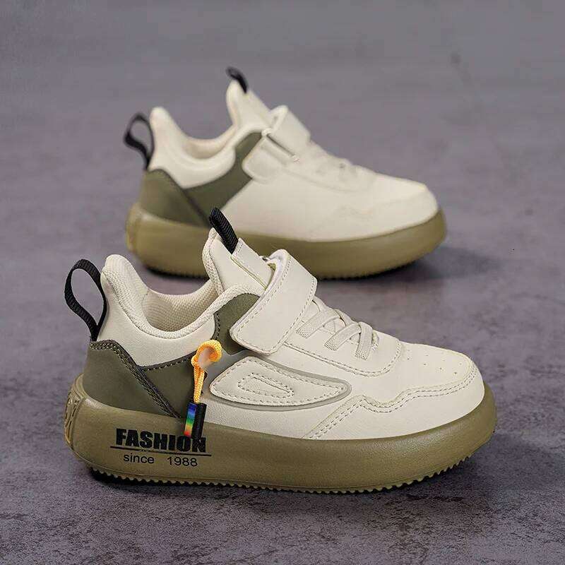 Boys Tenis Children Fashion Luxury Leather Kids Casual Sneaker Platform Sports Shoes for Boy 4 To 12 Years 26W0224
