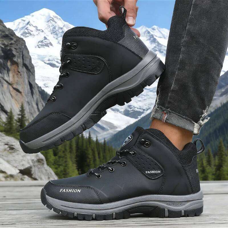 Classic Hiking Boots Comfortable Breathable Anti Slip Shoe Outdoor Mountain Climbing Sneaker Fashion Men Top Quality Loafers