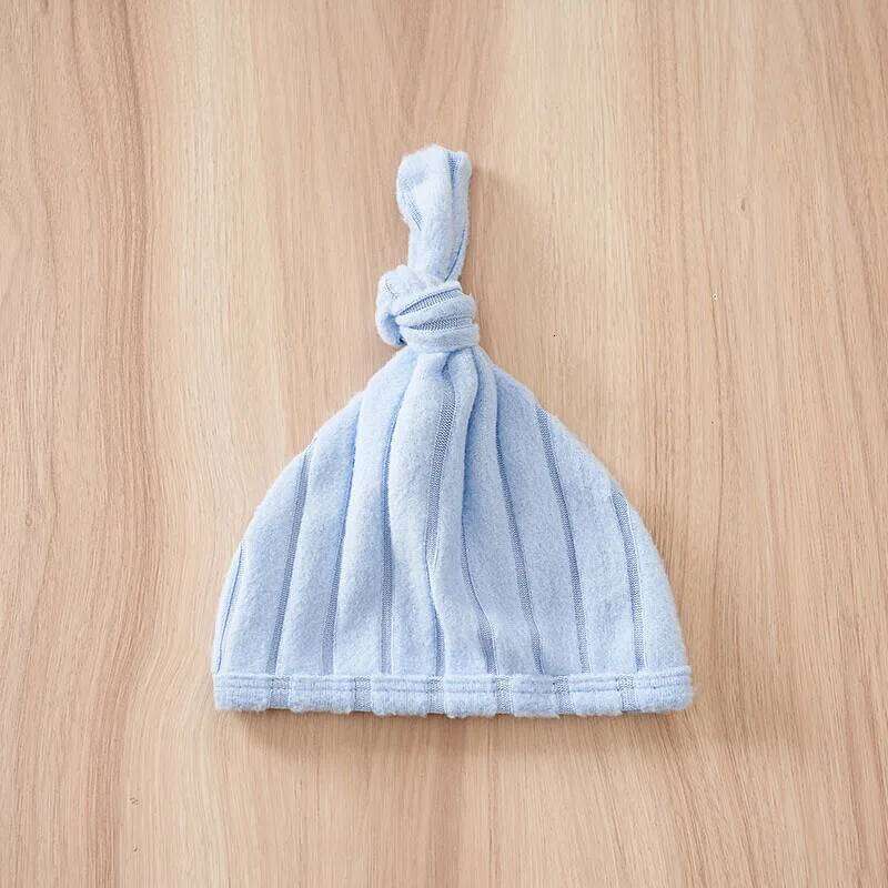 Autumn and Winter Comfortable Blue Baby Onesie Free Hat Included Toddler Jumpsuit Soft Casual Lovely Bear Newborn Knitted Trendy 26Y0224