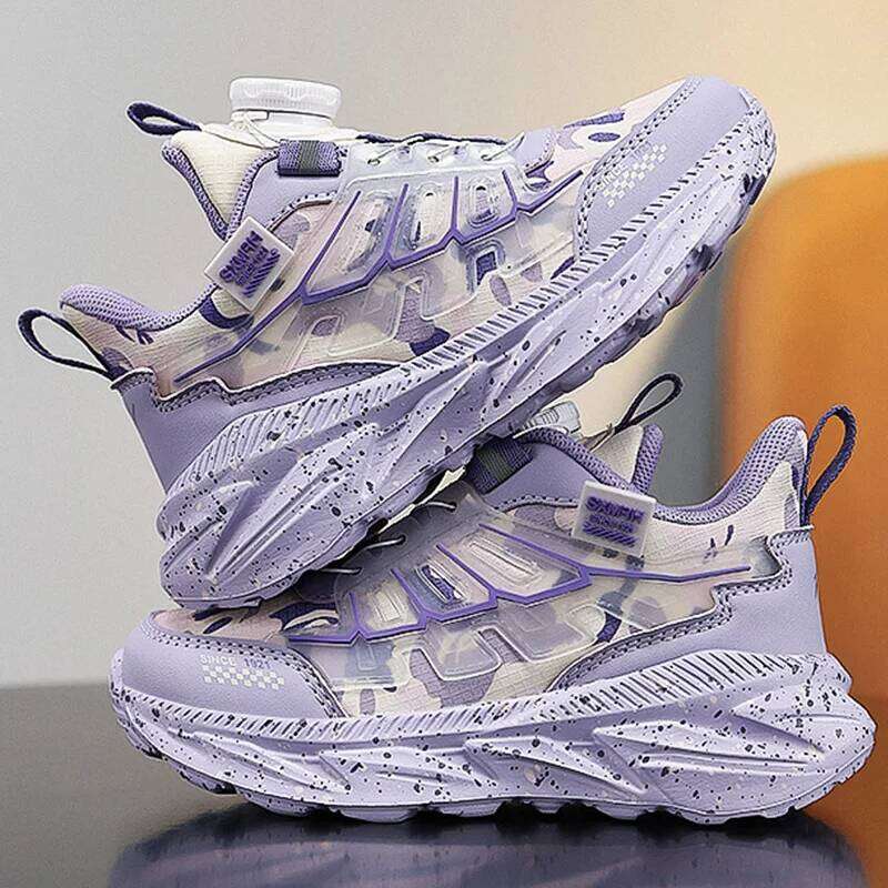 Children's Autumn Winter New Outdoor Fashion Running Sneakers Thick Sole Anti Slip Casual Walking Shoes for Kids 26W0224